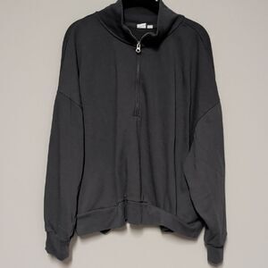 GAP Charcoal Quarter Zip Sweatshirt
